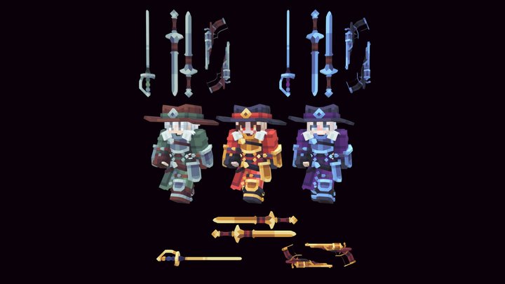 武器装备·武器护甲套装·资源包·武器模型